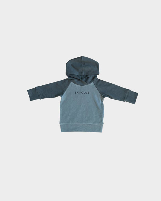 babysprouts-Colorblock Hoodie in Ski Club