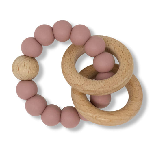 land of petite - Ring Teether Color: Blush