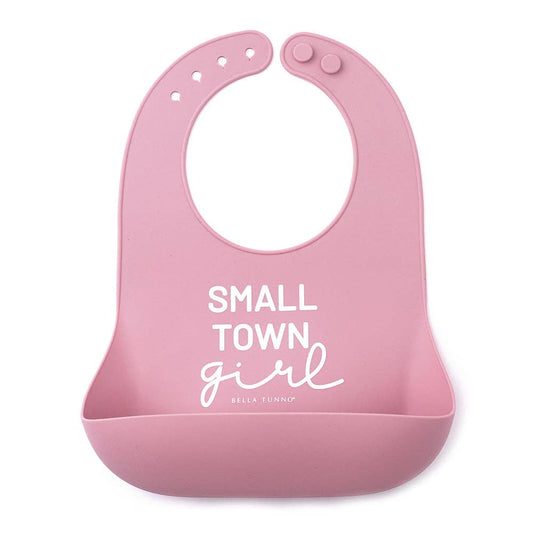 Small Town Girl Wonder Bib: Pink