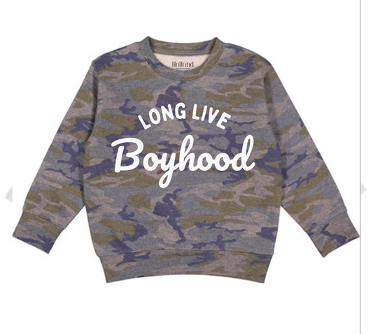 Boyhood | Camo Sweatshirt