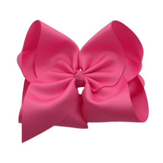 The Solid Bow - 6 inch Solid Grosgrain Bow/Alligator Clip