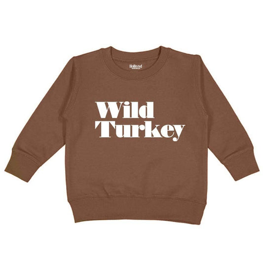 Wild Turkey | Kids Fall Sweatshirt