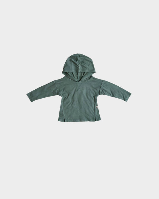 babysprouts clothing company-Jersey Hoodie in Pine