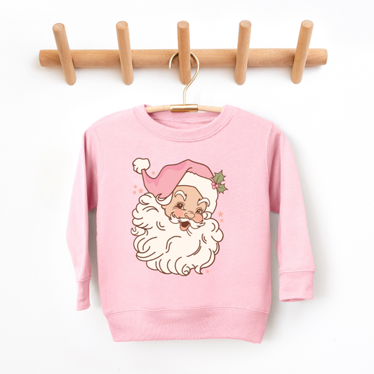 Pink Vintage Santa Sweatshirt