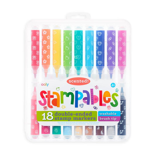 OOLY - Stampables Double Ended Scented Markers- Set of 18