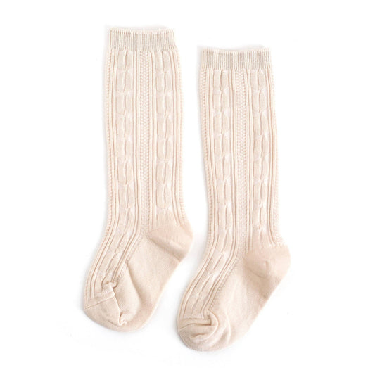 Little Stocking Co. Cable Knit Knee Highs