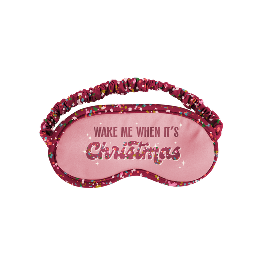 Holiday Sleep Mask: Wake Me When It's Christmas