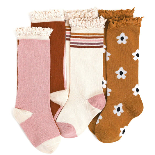 Golden Girl Knee High Sock 3-Pack 6-18 Months