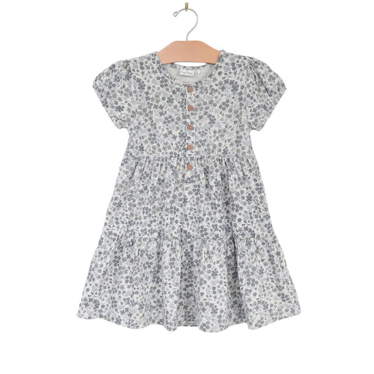 City Mouse Studio - Puff Sleeve Henley Dress