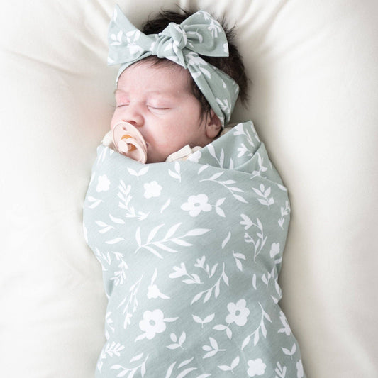 Saranoni - STRETCHY SWADDLES: Swaddle / Sweet Alyssum