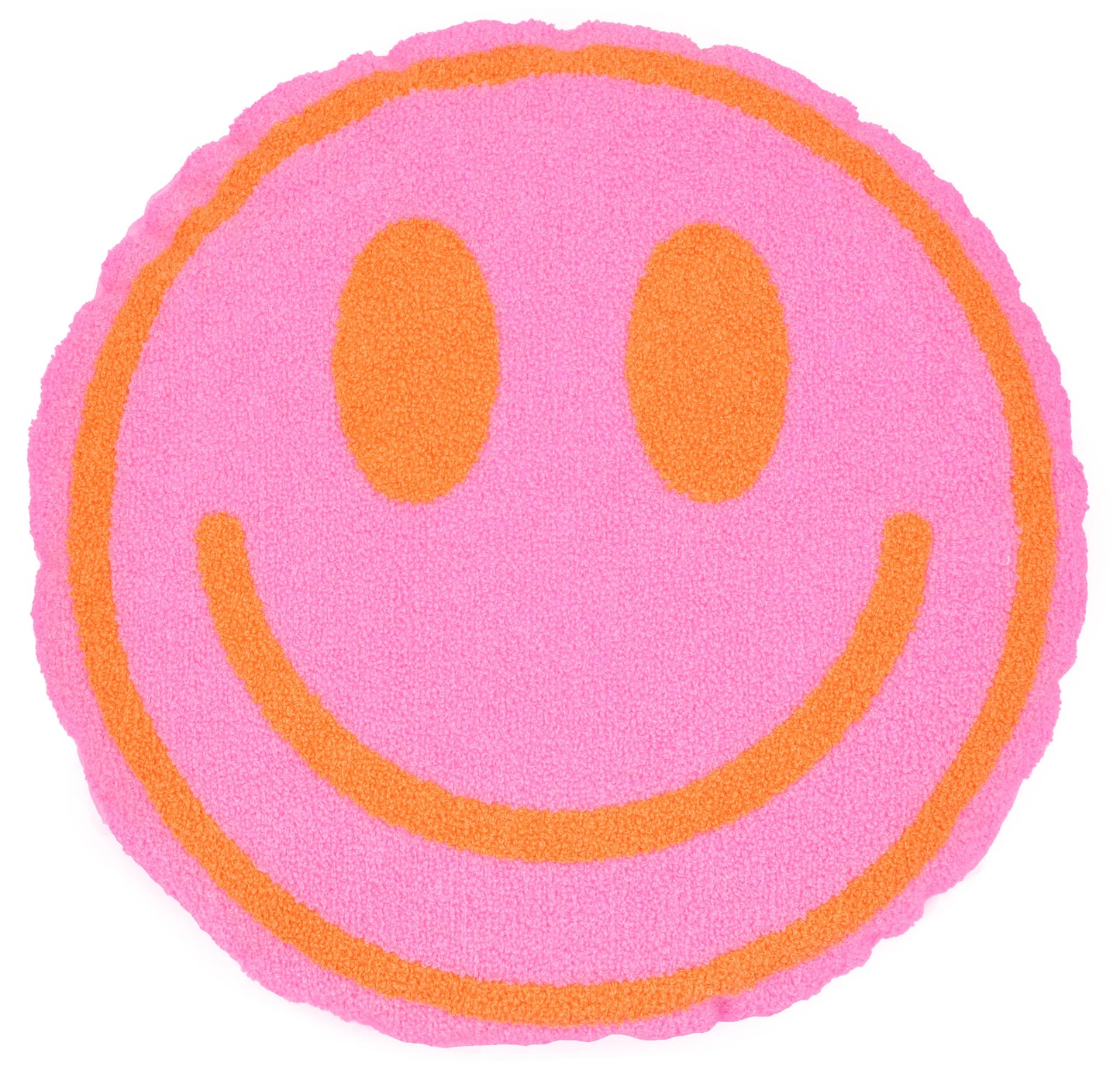 HAPPY FACE CHENILLE PLUSH